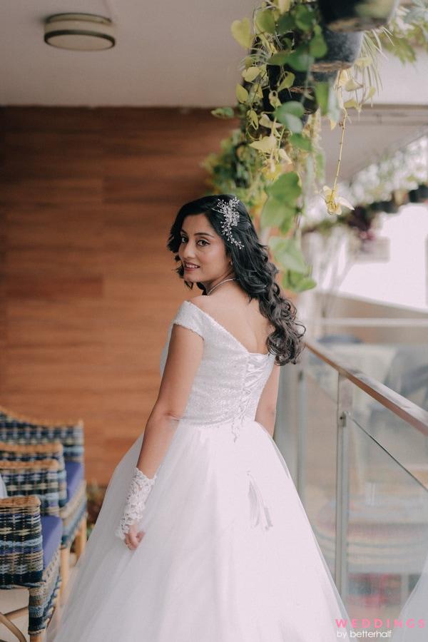 White Net Christian wedding gowns offers by Zopdeal designer house, Size:  custom made at Rs 19500 in Pune