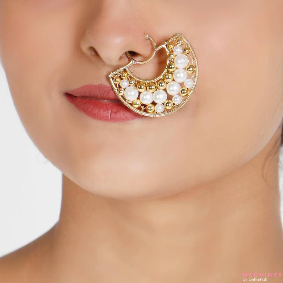 Vertical style Nose Rings for Daily wear at home.(MOQ-10PC) – indiannosering