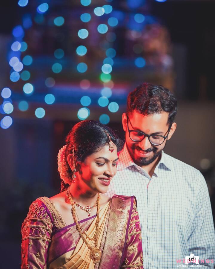 22 South Indian Wedding Couple Stock Photos, High-Res Pictures, and Images  - Getty Images