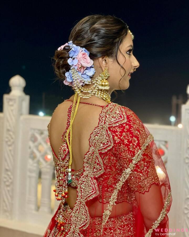 kerala bridal hairstyle bridal makeup in thrissur best bridal makeup artist  in kerala | by Lyra Ladies Beauty Parlour | Medium