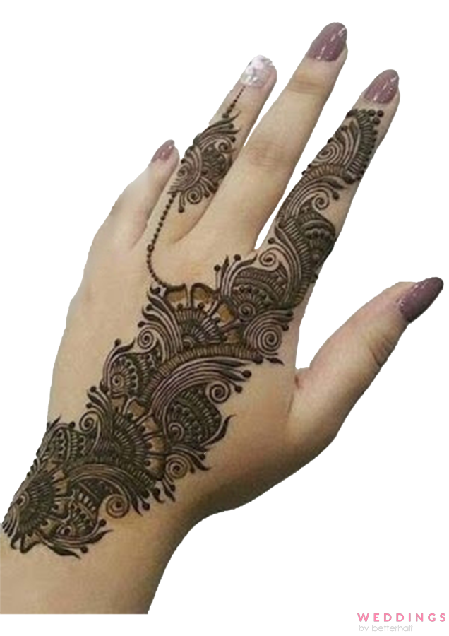 Stylish Back Hand Arabic Mehndi Design || Side Simple Shaded Mehndi Design  || shaded mehandi design. - YouTube