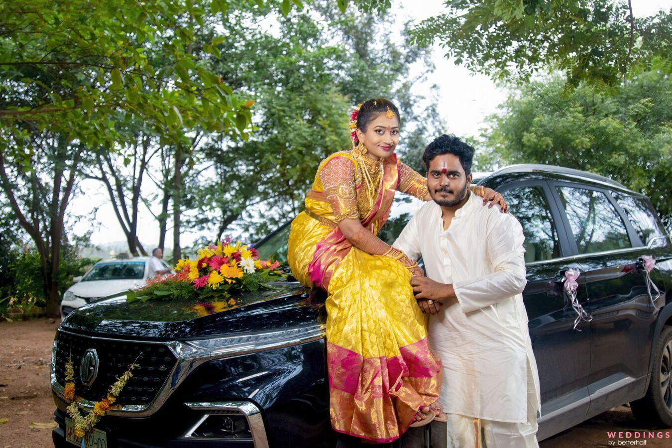 Casual couple posing near a car. Photos | Adobe Stock