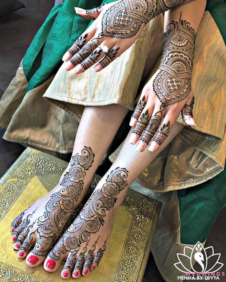 Engagement Floral Bridal ! For mehndi... - Kinjal Mehndi Art | Facebook