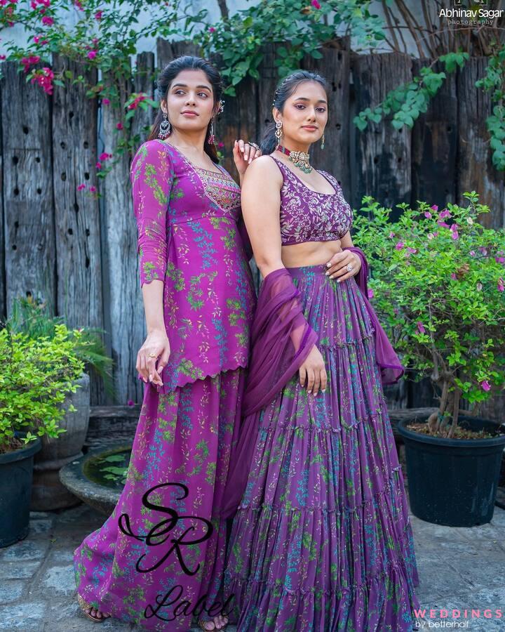 Buy Heavy Embroidered Purple Taffeta Silk Lehenga Choli Online