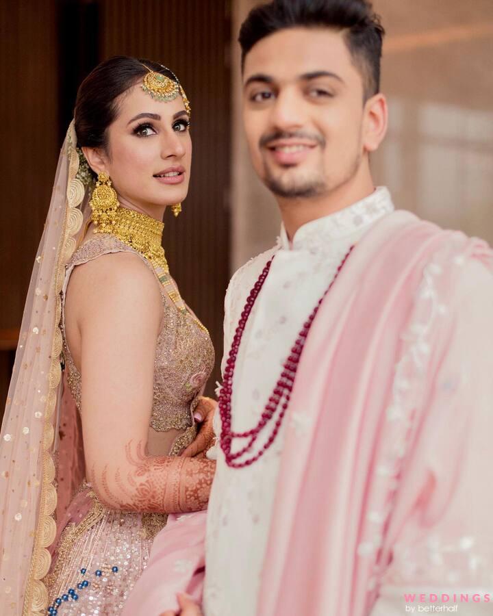 Romantic Indian Muslim Wedding Couple Character, Generative AI Digital  Illustration. 24075695 Stock Photo at Vecteezy