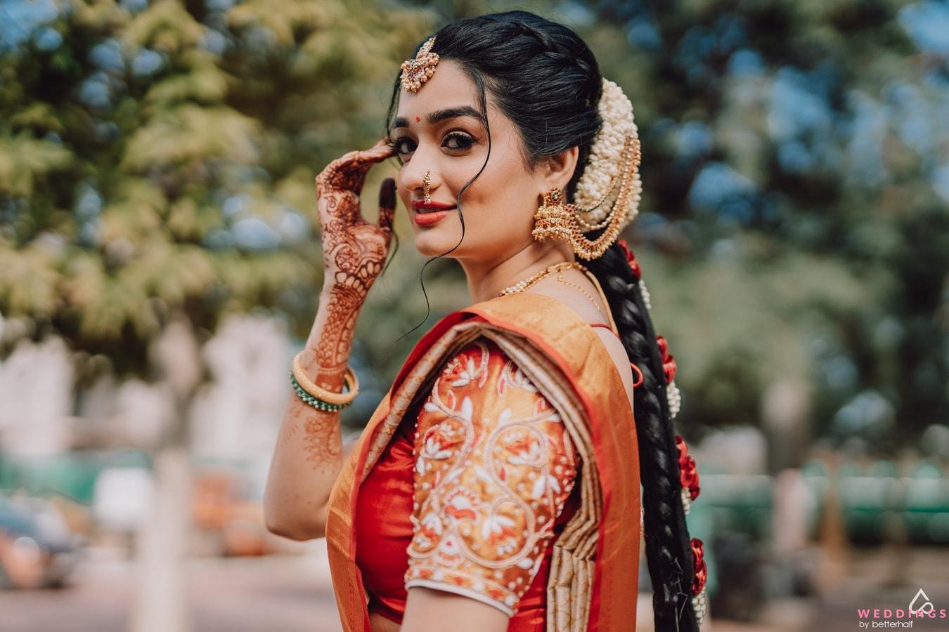 Bridal makeup look Makeup artist @priti.kale.3367 #makeupartist #makeuplook  #bridal #bridalmakeup #marathi #navarilook | Instagram
