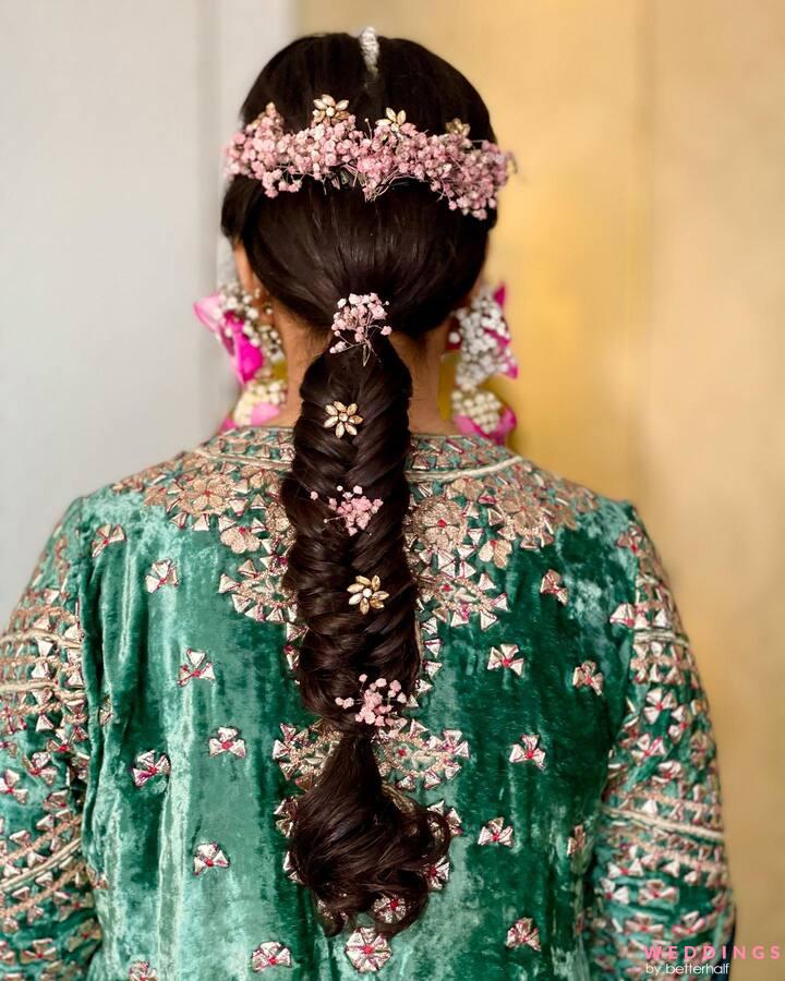 The Trendiest New Mehendi Hairstyles We Spotted! | WedMeGood