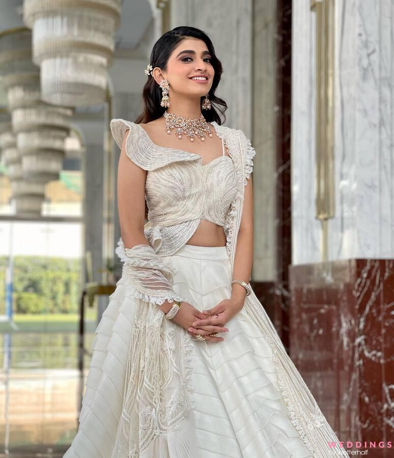 Buy New Designer White Lehenga Choli With Georgette Work Dupatta, Partywear  Choli, Rakhi Wear Dress, Lengha for Wedding Suit, Navratri Lehengas Online  in India - Etsy