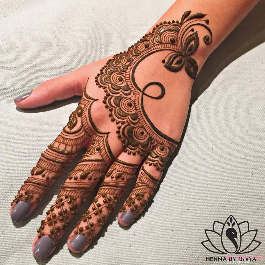 Awesome butterfly mehndi design for back hand by mehndi creations | Videos-sonthuy.vn
