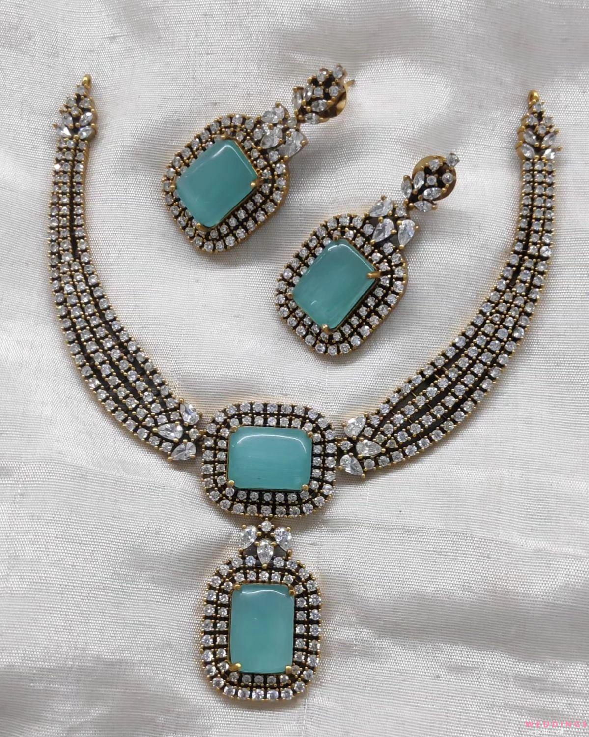 The Turquoise Summer Turquoise Panache Necklace & Earring Set – Shop Envi Me