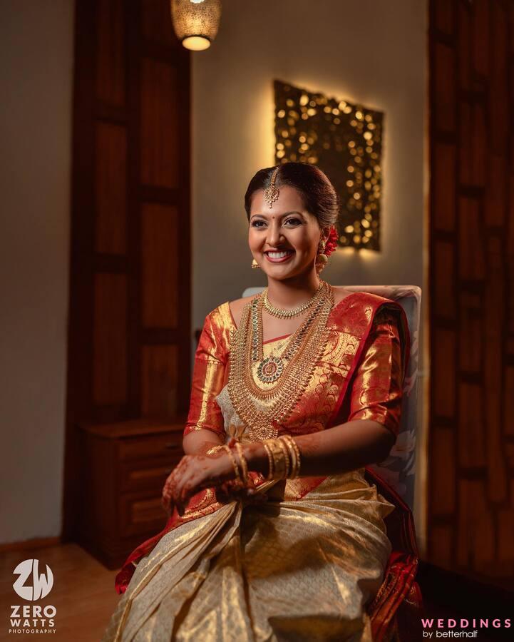 This was me as a Maharashtrian Bride🦋 I chose a bright red colour for the  saree as I'm a warm skin tone so warmer tones suit me better … | Instagram