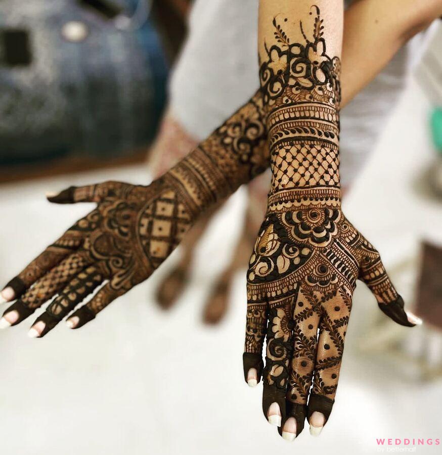 Heavy front hand mehndi | Indian mehndi designs | mehendi designs.| |  Latest simple mehndi designs, Mehndi designs front hand, Indian mehndi  designs