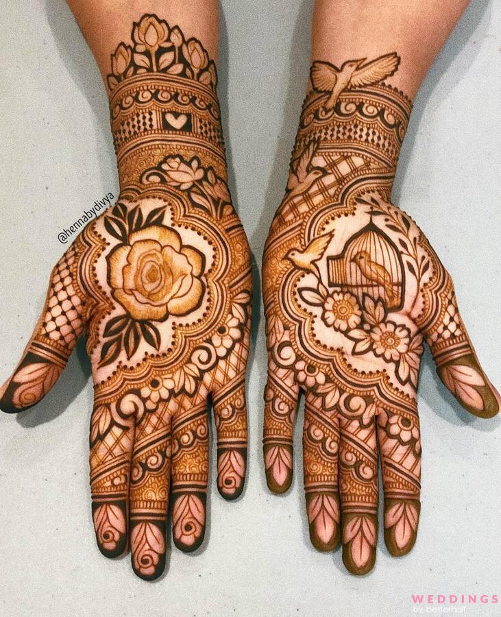 Full hand mehndi design 2024 for the all-out bride! | Bridal Mehendi and  Makeup | Wedding Blog