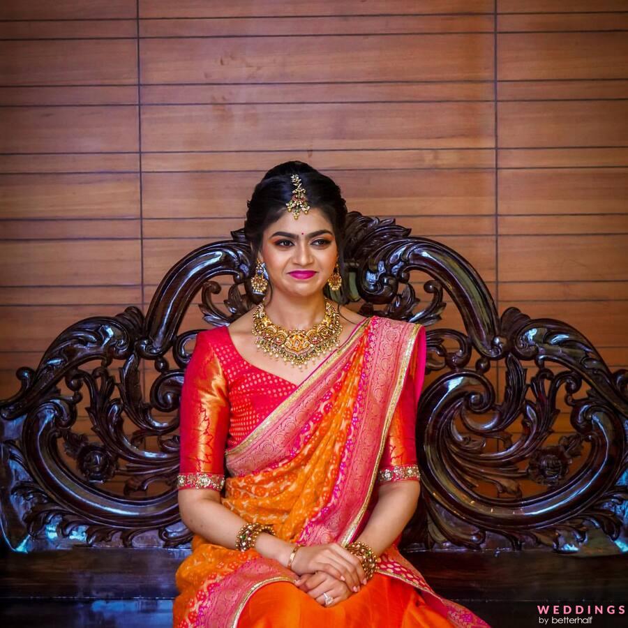South Indian Bride | Indian bride poses, Indian bride photography poses,  South indian wedding hairstyles