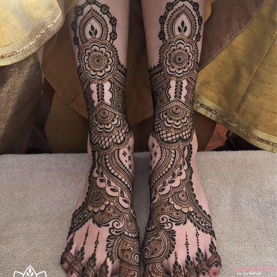 50+ Latest & Stylish Legs Mehndi Designs for Wedding | MakeupWale