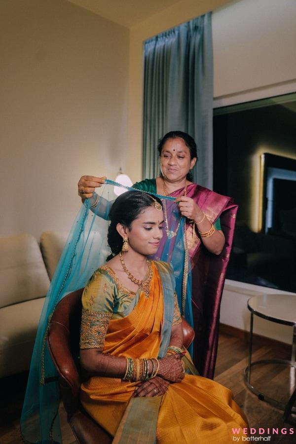 Mother of the groom, Asha, in a bespoke, show stopping saree. Embroidered  on a soft tulle with silk velvet trims, we designed this piece ... |  Instagram