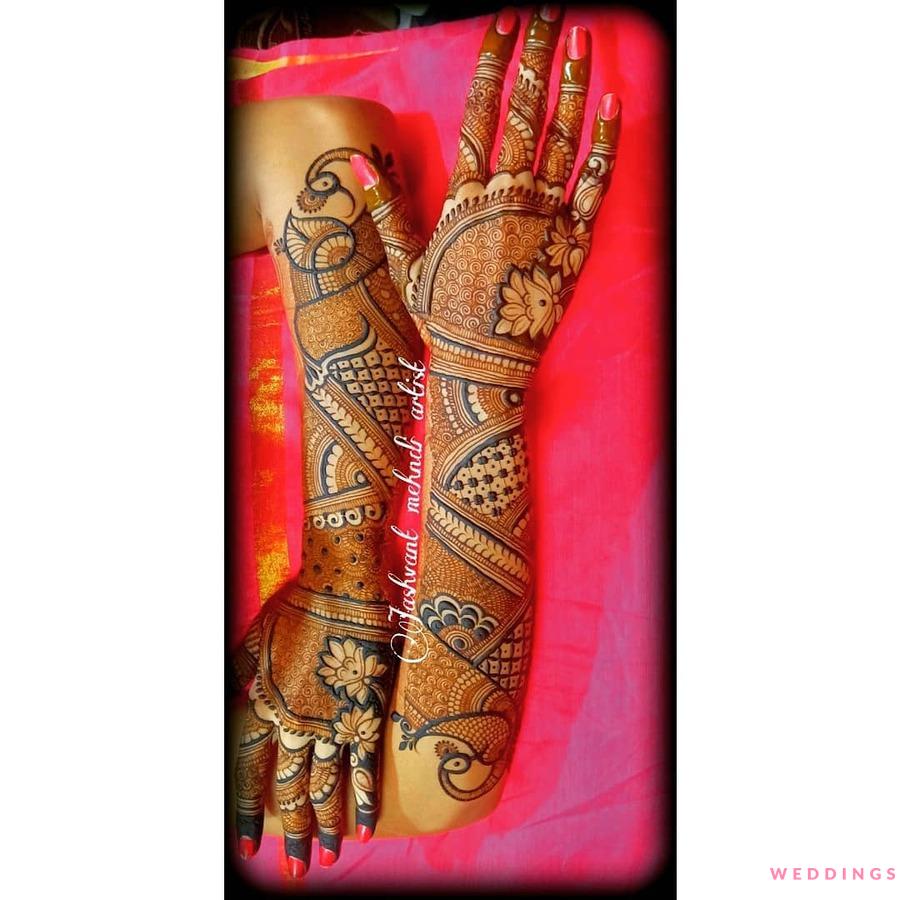 Peacock 🦚 Henna Design 🥰 #peacockhenna #hennadesign #bridalmehndi #h... |  TikTok