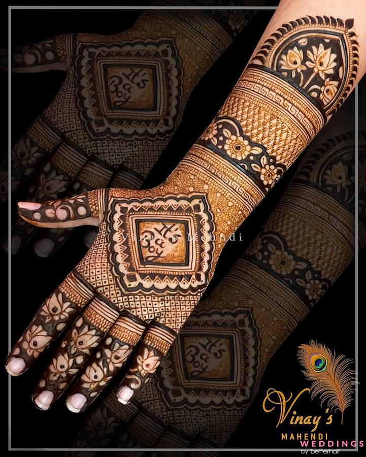 45 Beautiful Bridal Mehndi designs from top designers