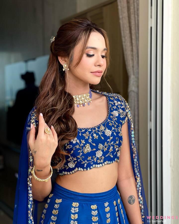 Most Stunning & Trending Blue Bridal Lehengas Spotted On Brides – ShaadiWish