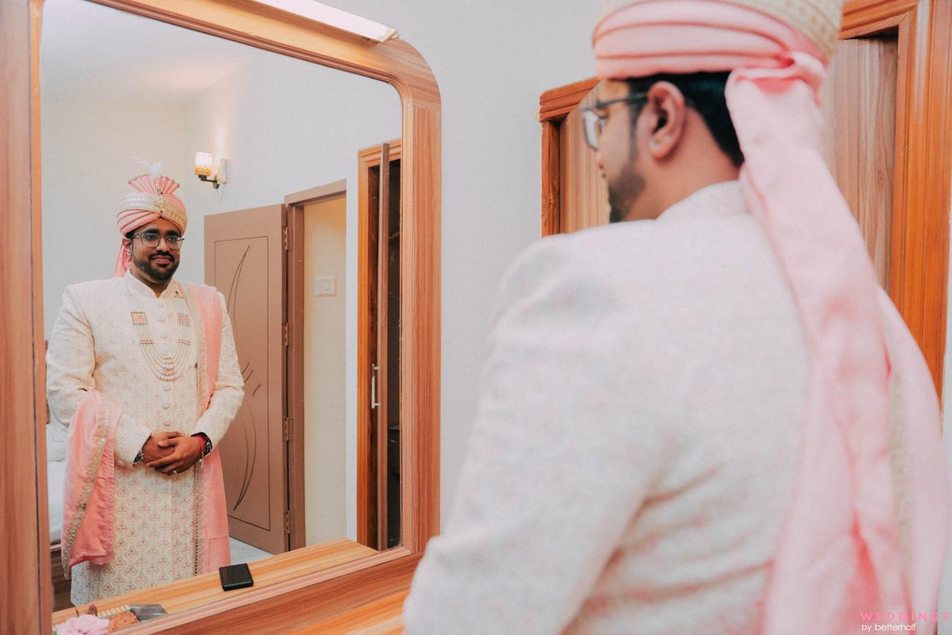 Dapper Groom Getting Ready Photos To Take Inspirations From | Groom  photoshoot, Indian wedding poses, Bride groom photoshoot