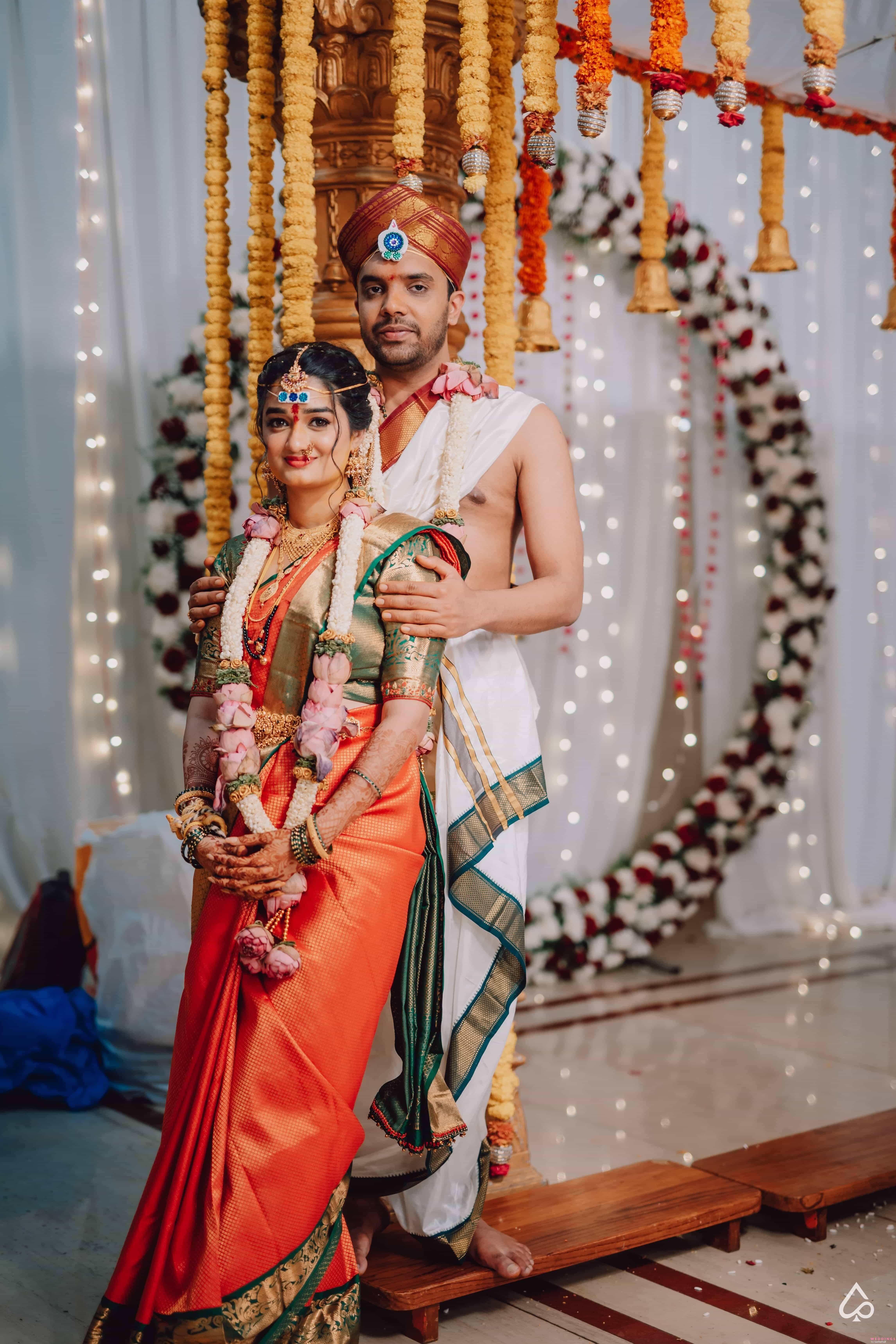Maharashtrian Wedding Indian Couple Stock Photo 1190861857 | Shutterstock