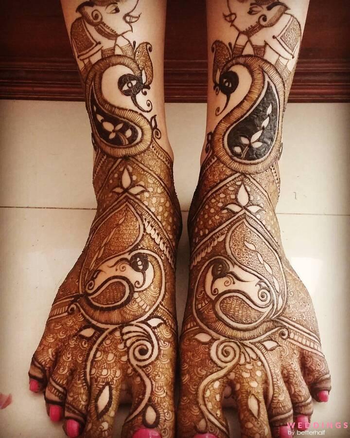 Peacock Mehendi Charm