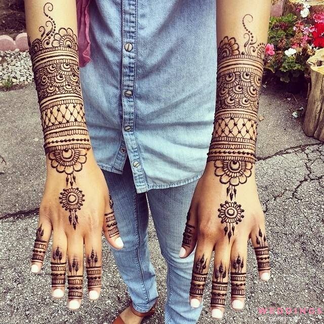 30+ Half Hand Mehendi Designs for Back Hand | Mehendi designs, Simple  mehendi designs, New mehndi designs