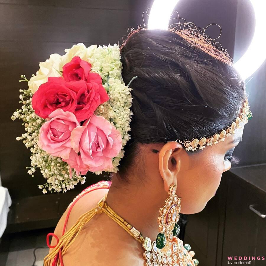 indian hairstyle with flowers｜TikTok Search