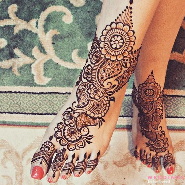 Bridal Feet Mehendi Designs That You Must Bookmark Right Away!