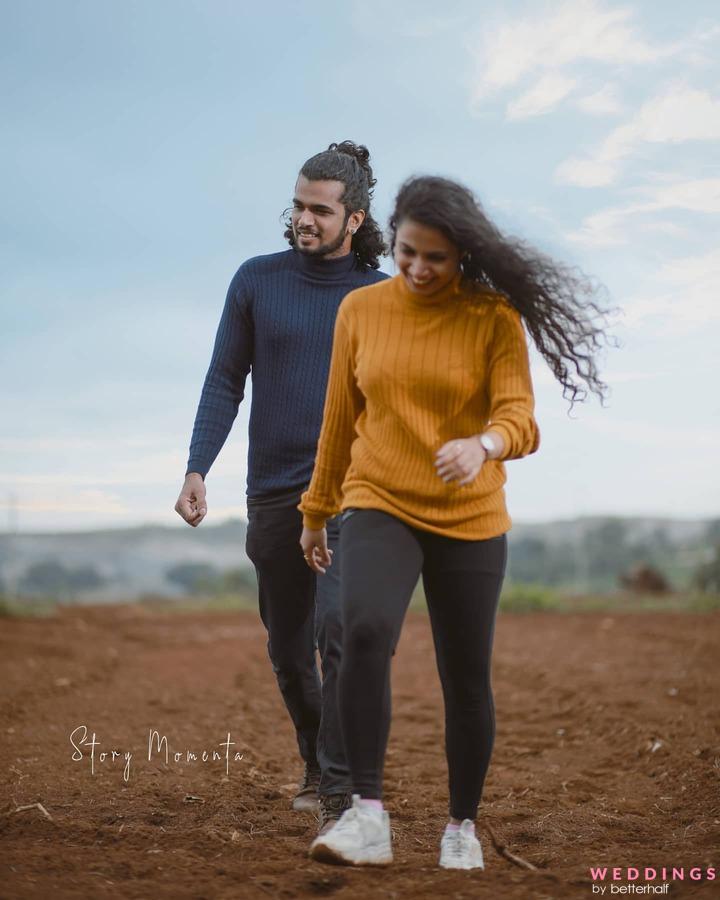 Outdoor South Indian Pre-Wedding Photoshoot Ideas | Pre wedding photoshoot  outdoor, Wedding couple poses photography, Love couple photo