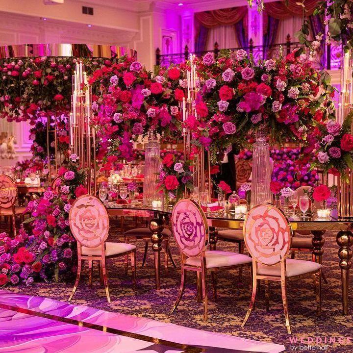 Hot Pink and Purple Wedding