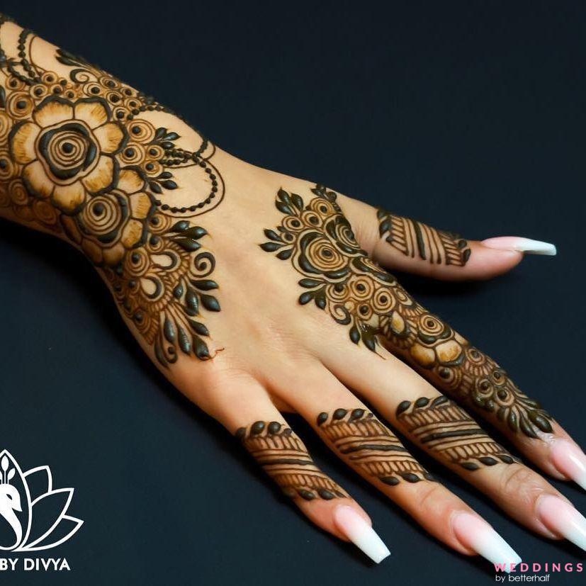 Beautiful Stylish Floral Mehndi Designs | Latest Floral Henna Design For  Back Hand | Mehndi designs - YouTube