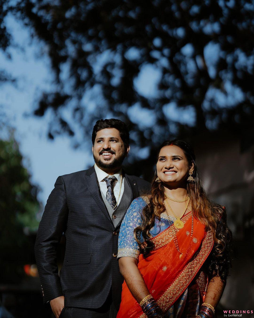 40+ Stylish Maharashtrian Bridal Looks That We Have A Crush On! | Wedding  couple poses photography, Indian wedding poses, Wedding photoshoot poses