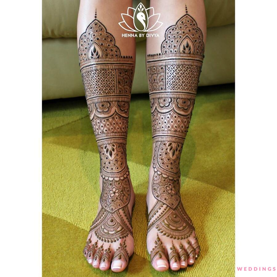 Mehndi Designs - Bridal Mehndi Designs for Leg 💖 | Facebook