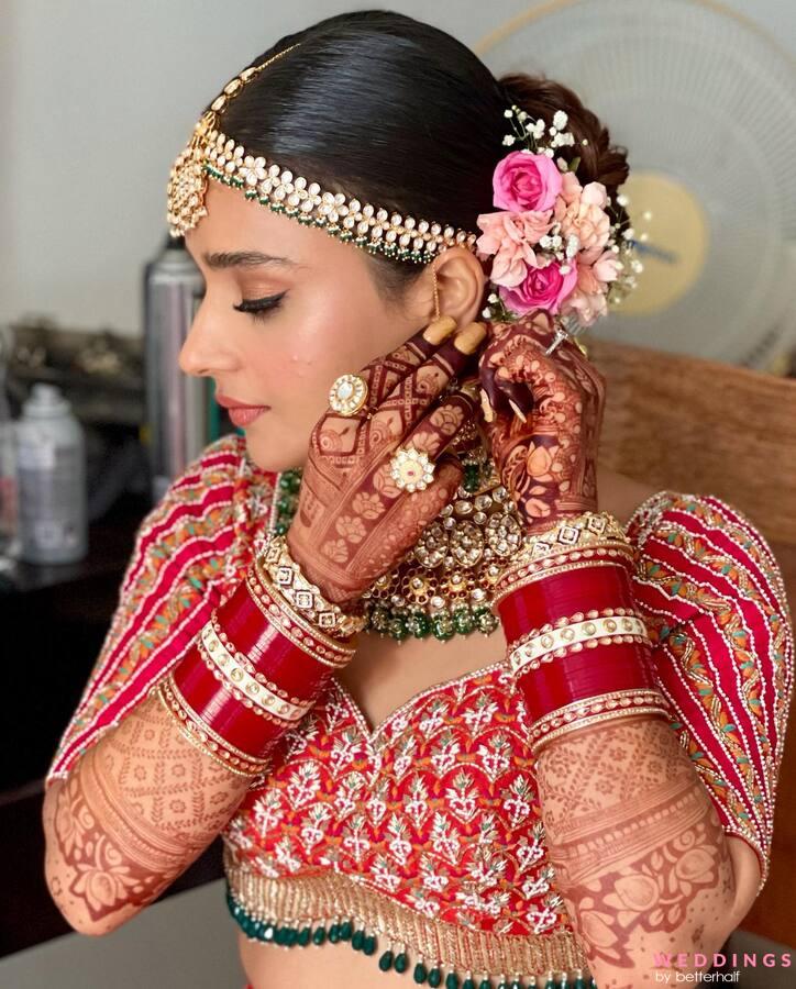 Indian Bridal Outfits and Hairstyles