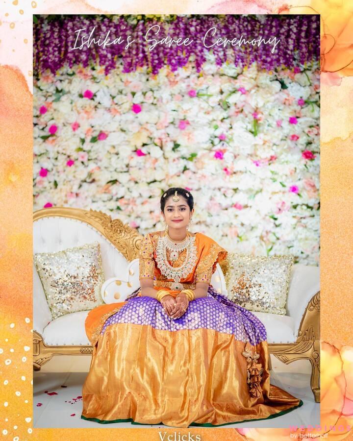 Nithya's Half-Saree Ceremony - Festa Rentals and Decoration | Facebook