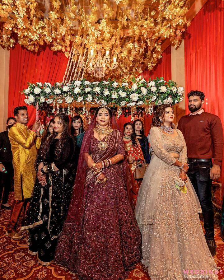Chapter -2 Reception ..feat @gurl_leen .. #deepsanan #deepsananweddings # wedding #reception #weddingreception #weddingvenue #indianwedding… |  Instagram