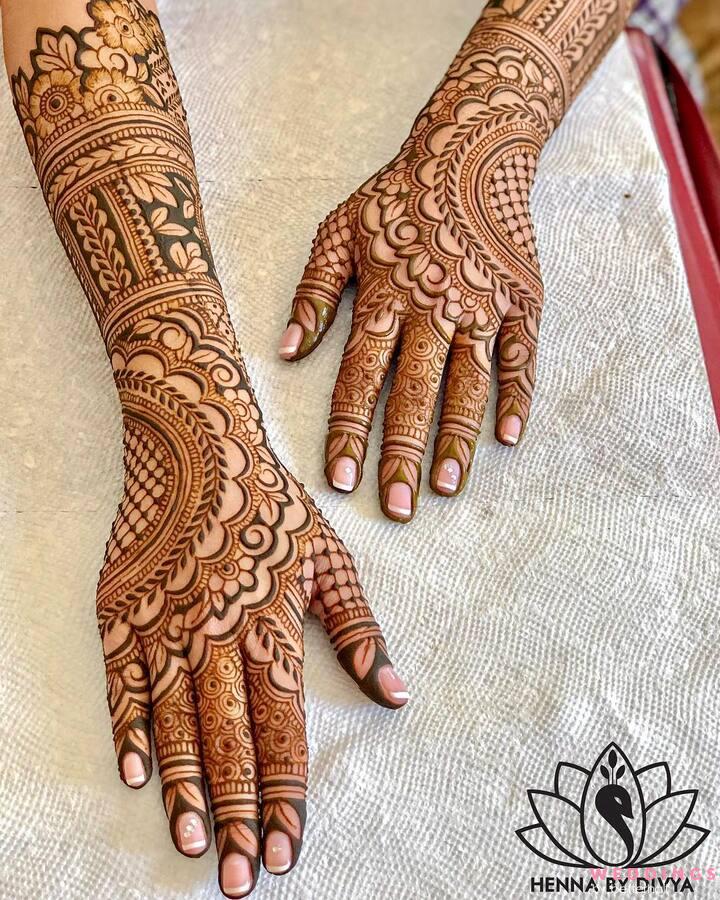 Latest 15 Simple Arabic Mehndi Designs This Wedding Season! - Hiscraves