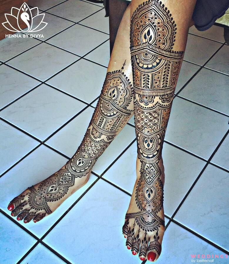 Bridal 👰feet 👣design Which one do u like it 1-5 ?? Leave your comments 💬  by @hennaforallny . Follow @mehendi_4u 👈 for more... | Instagram