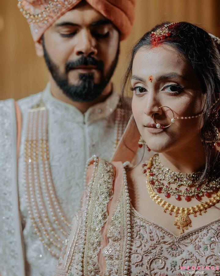Romantic Indian Couple Pose