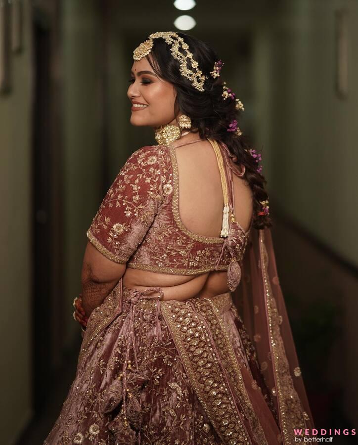 Beautiful Payal Keyal Bride In An Embellished Pastel-Hued Lehenga
