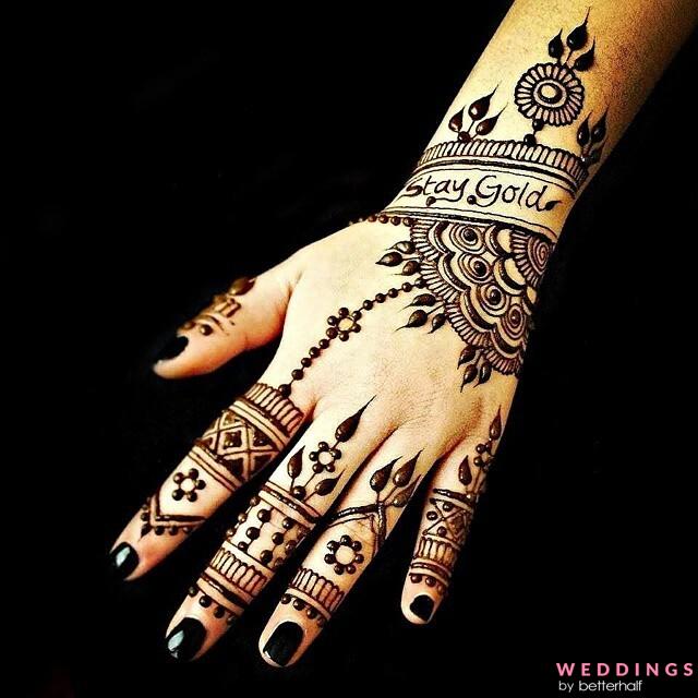 Beautiful Tattoo Mehndi Design | Alphabet 'W' Mehndi Design | W tattoo mehndi  design | Mehndi designs, Henna designs easy, Henna designs