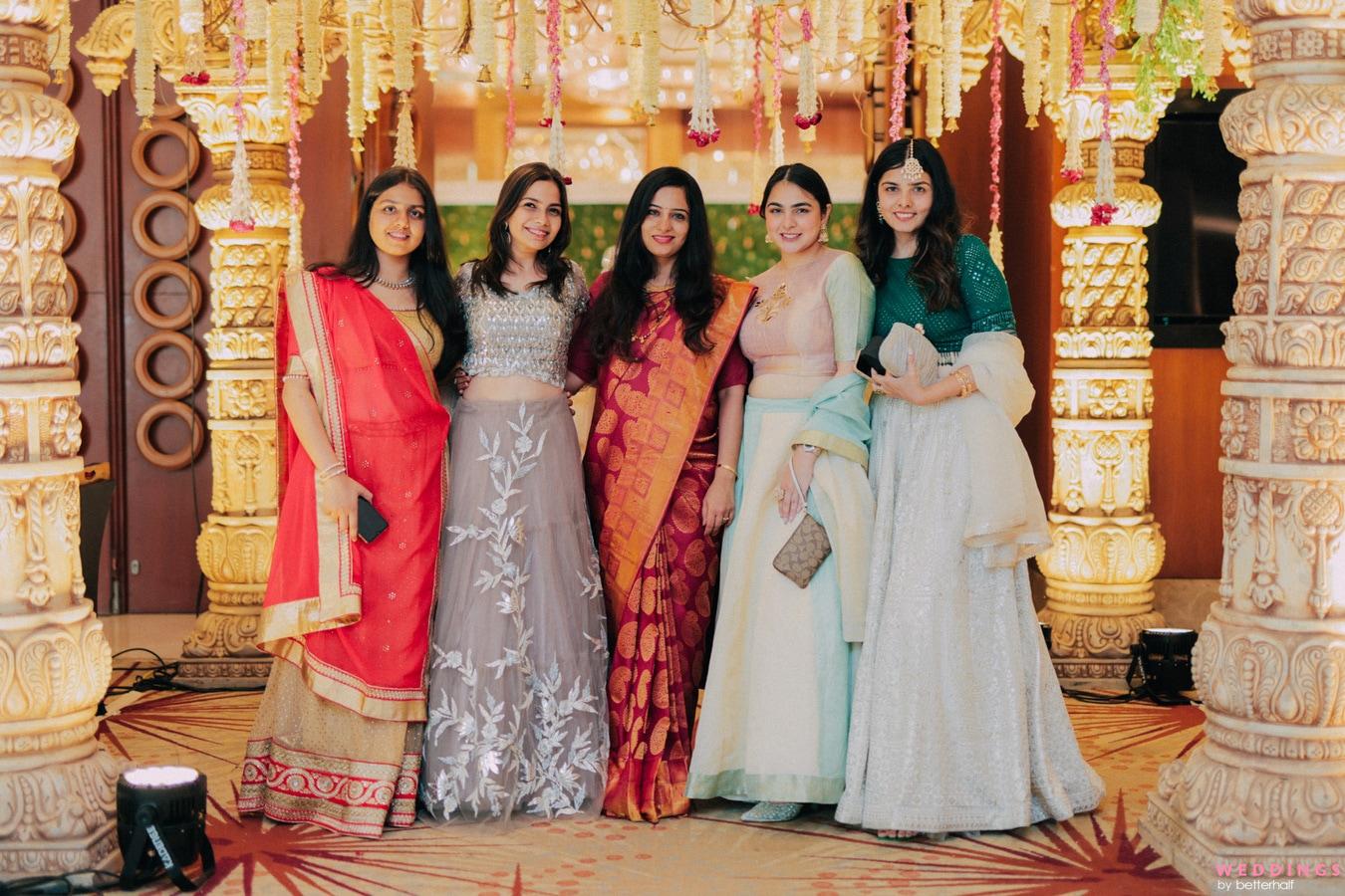 Funny image of indian bride and groom with bridesmaids.  http://www.maharaniweddings.com… | Indian wedding photography poses, Wedding  poses, Bridal photography poses
