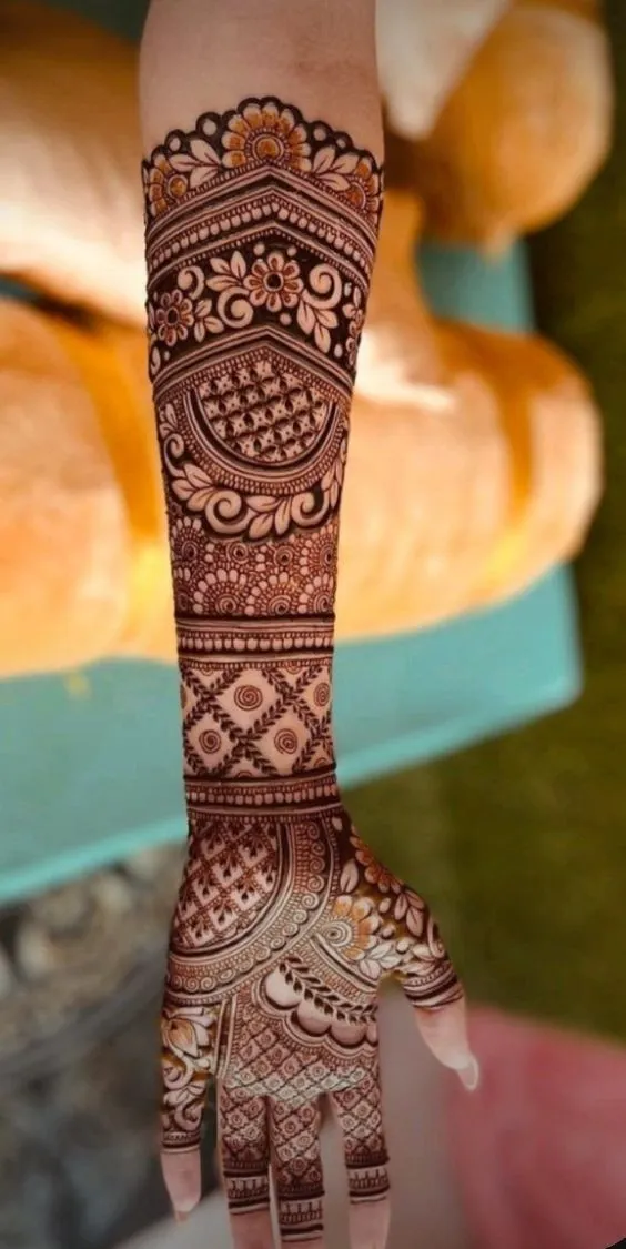 Photo of Full Hand Mehndi Design