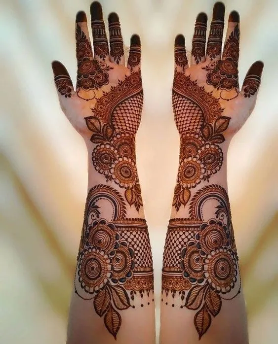 Photo of Beautiful Arabic Henna Design