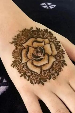 Most Easy Rose Henna Design - Latest_Simple Rose Mehndi Design - Mehndi  Designs - video Dailymotion